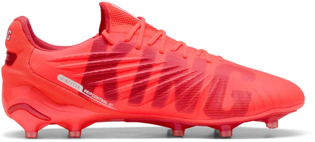 PUMA King Ultimate FG/AG Voetbalschoenen - Glowing Red - EU 42