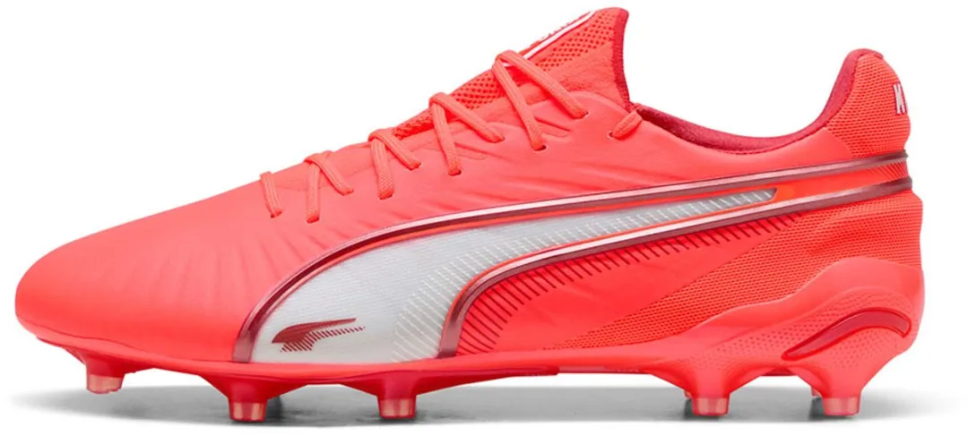 PUMA King Ultimate FG/AG Voetbalschoenen - Glowing Red - EU 42