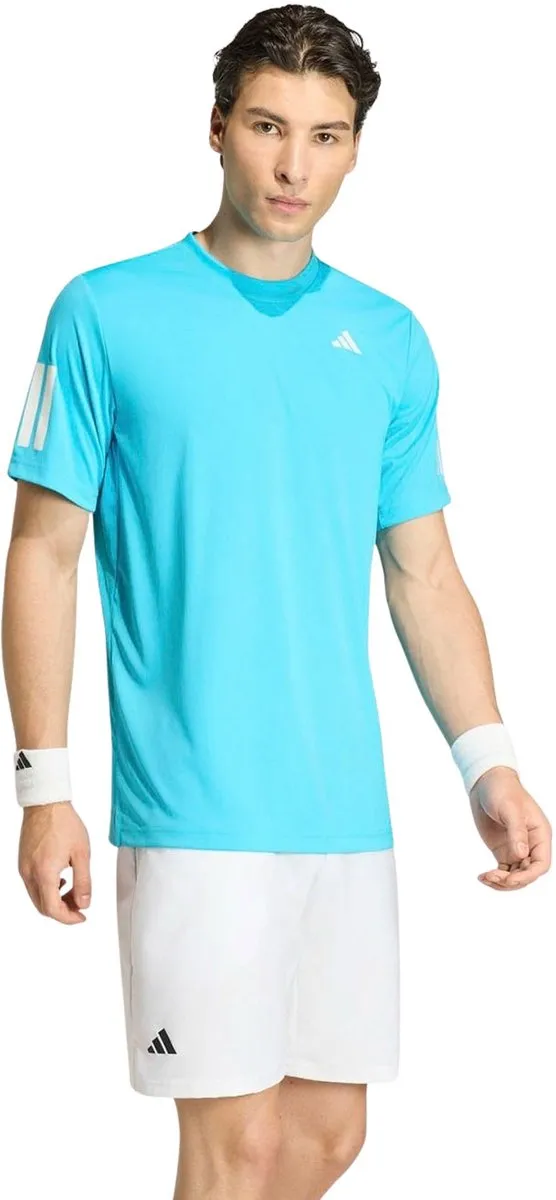 adidas Club 3-Stripes Shirt Heren M - Blauw