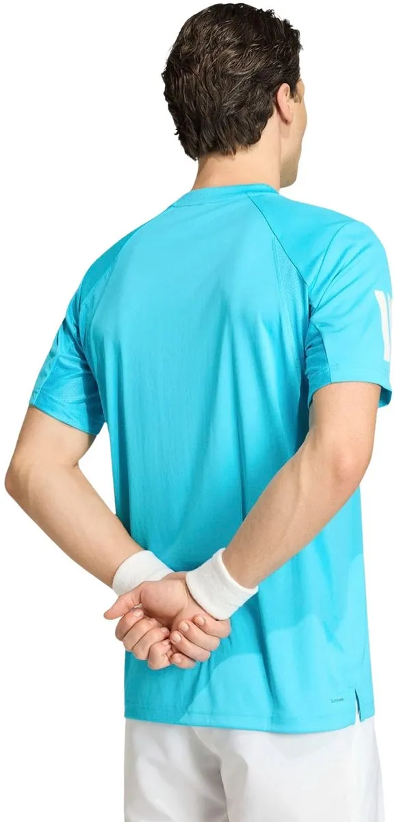 adidas Club 3-Stripes Shirt Heren M - Blauw