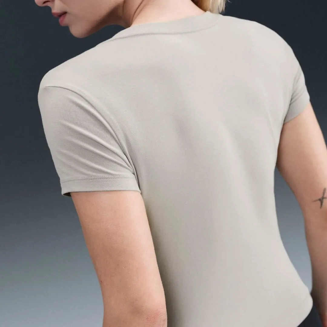 Nike Sportswear Chill Knit Shirt Dames S - Grijs