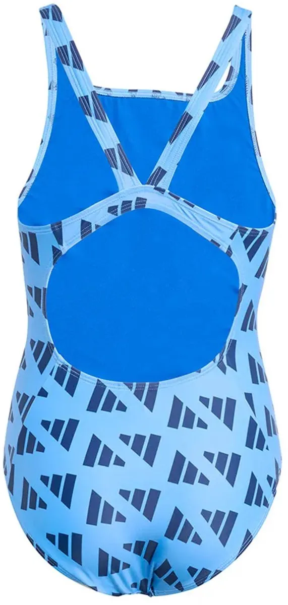 Adidas Logo Graphic V-back Zwemkleding - 4-5 jaar - Blauw