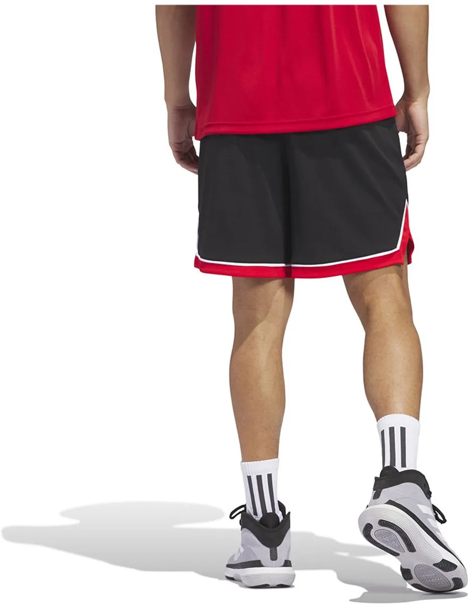 adidas Badge Of Sport Korte Broek M - Zwart/Rood