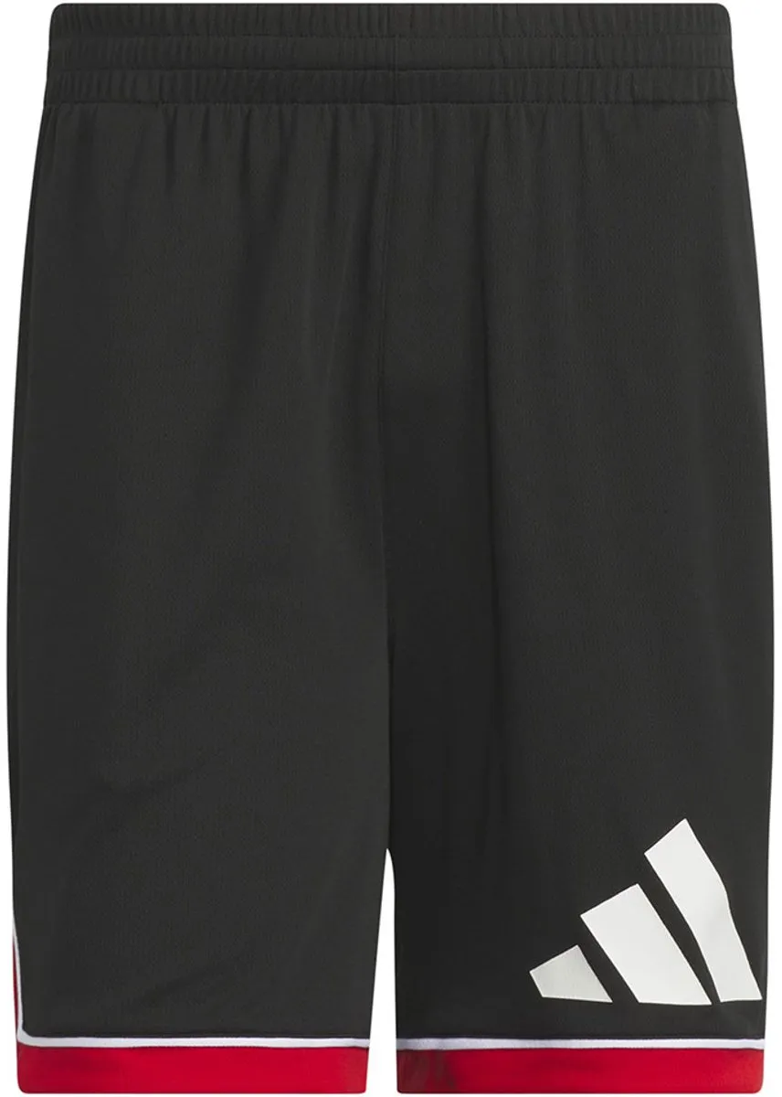 adidas Badge Of Sport Korte Broek M - Zwart/Rood