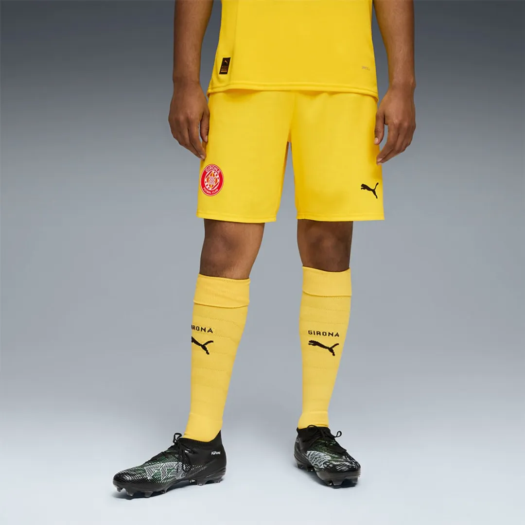 PUMA Girona FC 25/26 Replica Korte Broek - Geel XL
