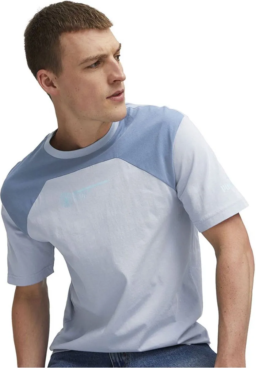 PUMA MCFC Football Culture T-shirt M - Blauw