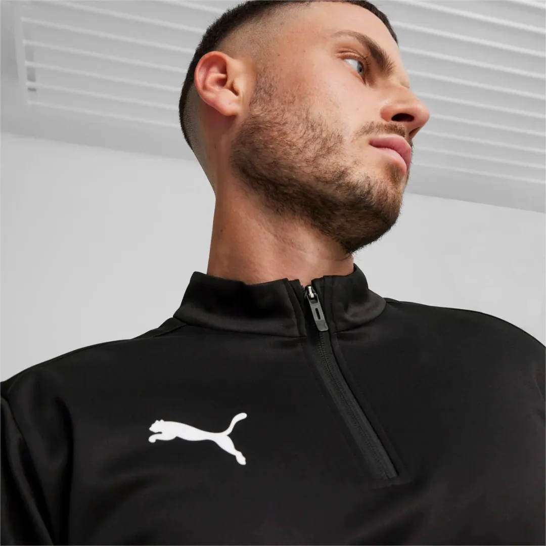 PUMA teamGOAL Training 1/4 Zip Trainingssweater - Maat M - Zwart