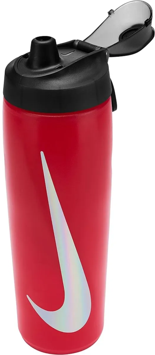 Nike Bidon Refuel Grip Locking 0,7L - Rood/Zwart