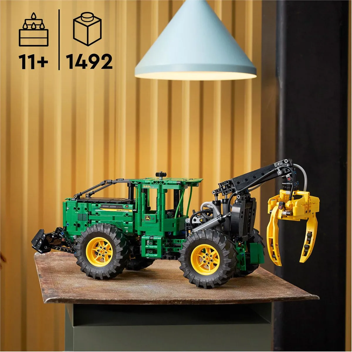 LEGO Technic John Deere 948L-II Skidder Bouwpakket 1492 Stukken - afbeelding 3 van 6