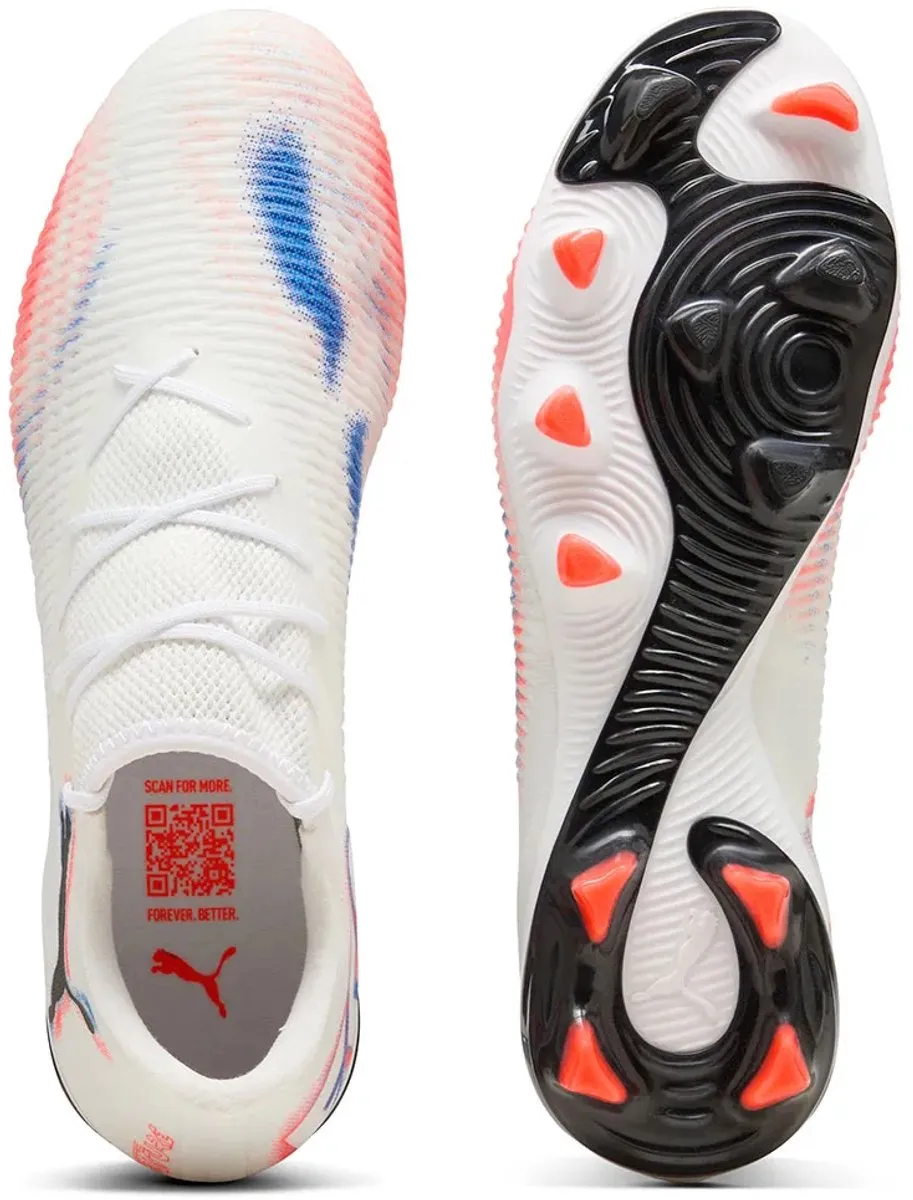 PUMA Future 8 Match Low FG/AG Voetbalschoenen 45 - Wit