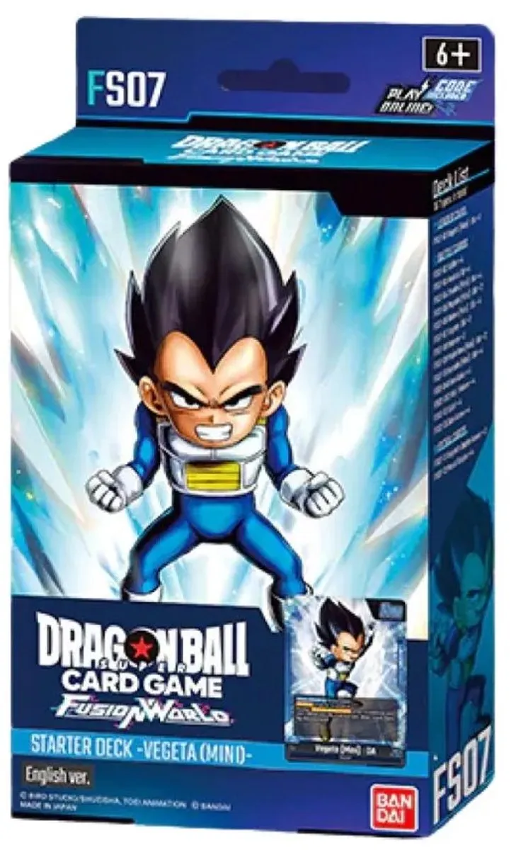 Bandai Namco Dragon Ball SCG Fusion World FS07 Starter Deck Vegeta