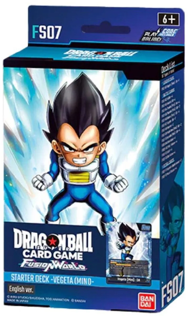 Bandai Namco Dragon Ball SCG Fusion World FS07 Starter Deck Vegeta