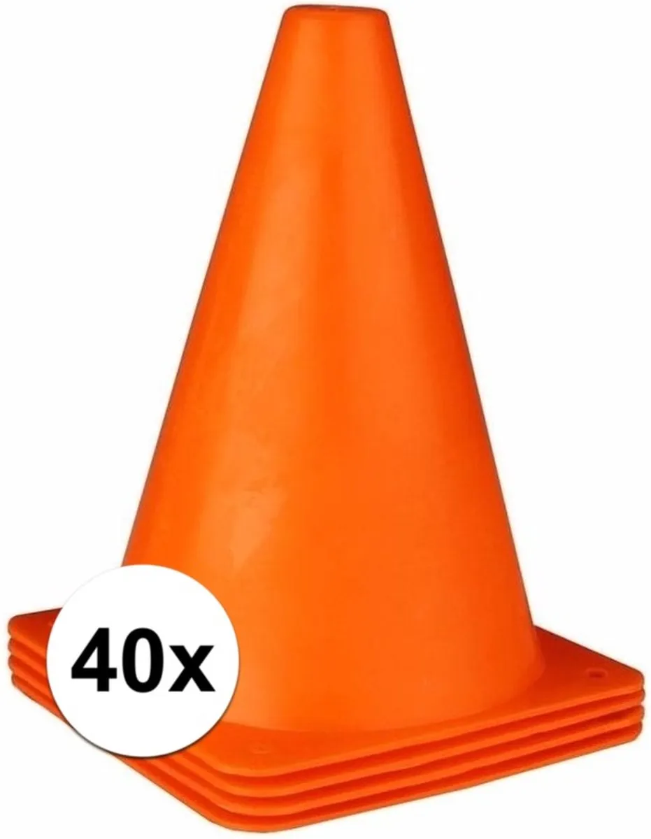 Johntoy Pionnen Oranje - 40 Stuks 17cm