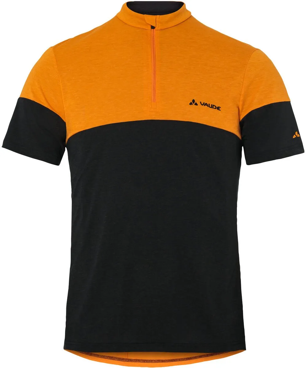 Vaude Men's Altissimo Shirt II Fietsshirt - L - Black/Coconut