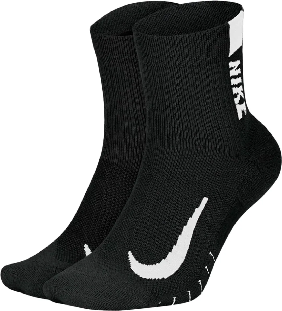 Nike Multiplier Sokken 46-50 - 1 Paar - Zwart/Wit