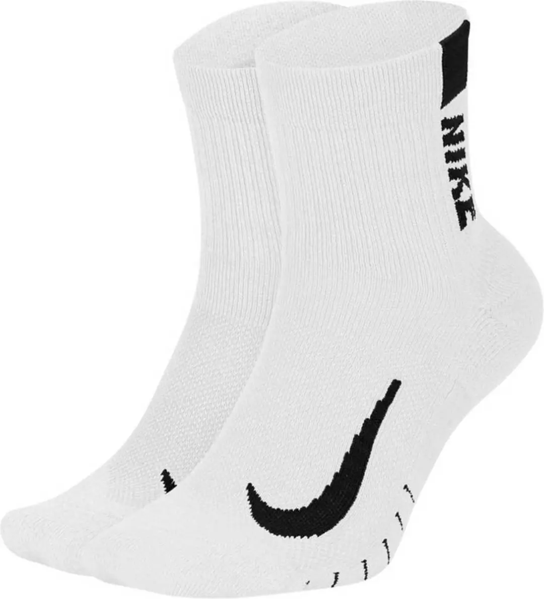 Nike Multiplier Sokken 46-50 - 1 Paar - Zwart/Wit