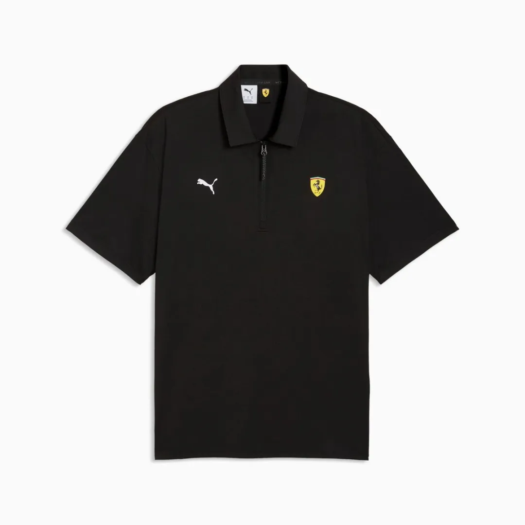 PUMA Ferrari Cloudspun Poloshirt - Zwart S