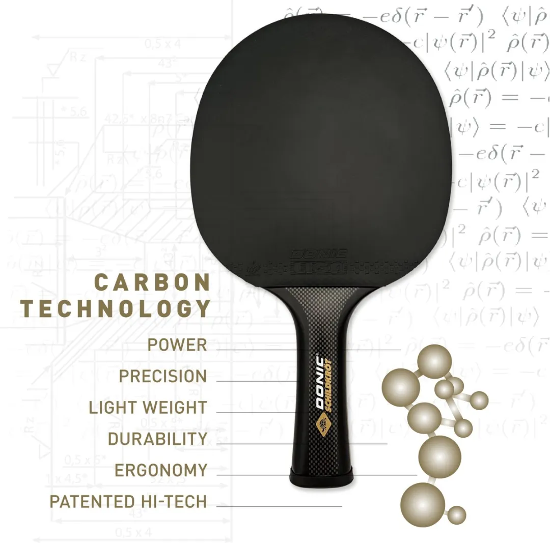 Schildkröt CarboTec 7000 Carbon Tafeltennisbat - Multicolor - afbeelding 6 van 6