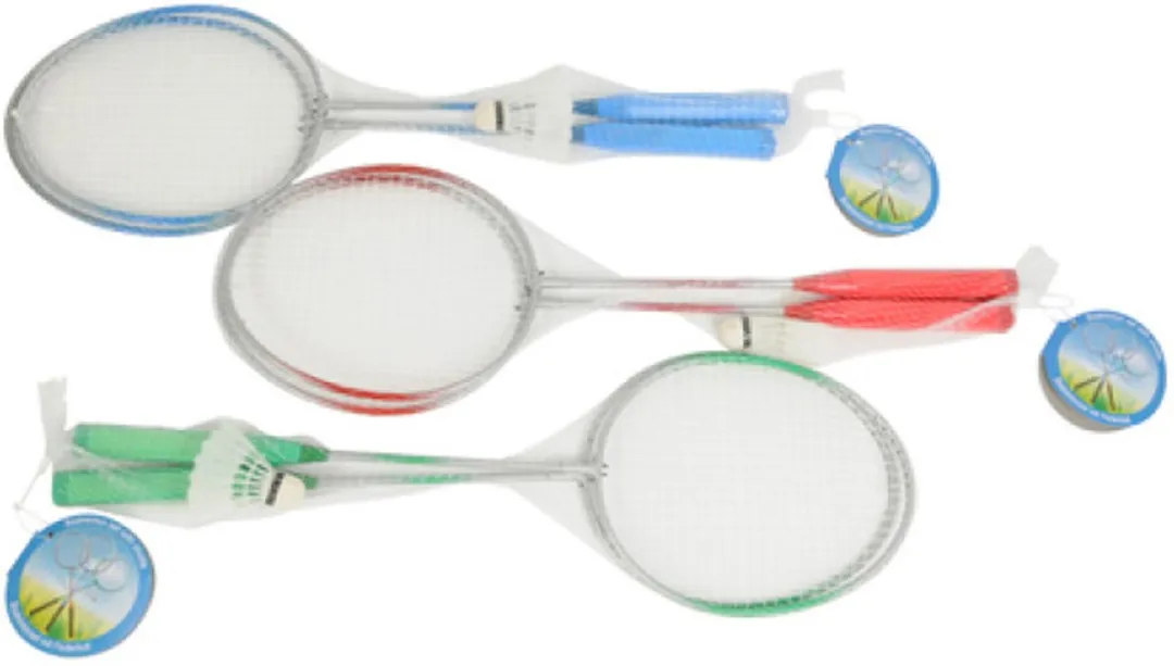 Eddy Toys Badminton Set Rood - 3 Stuks