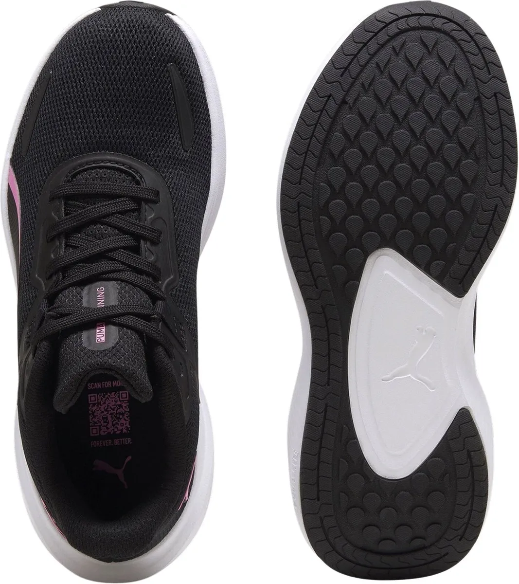 PUMA Skyrocket Lite Hardloopschoenen Dames - 37 - Zwart/Rozeroze - afbeelding 6 van 6