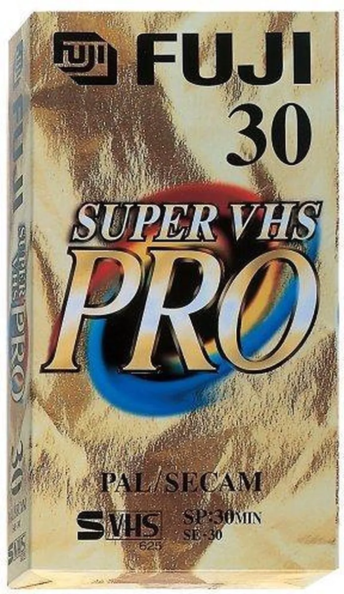 Fujifilm Super VHS Pro SE-30 Videocassette 30 min