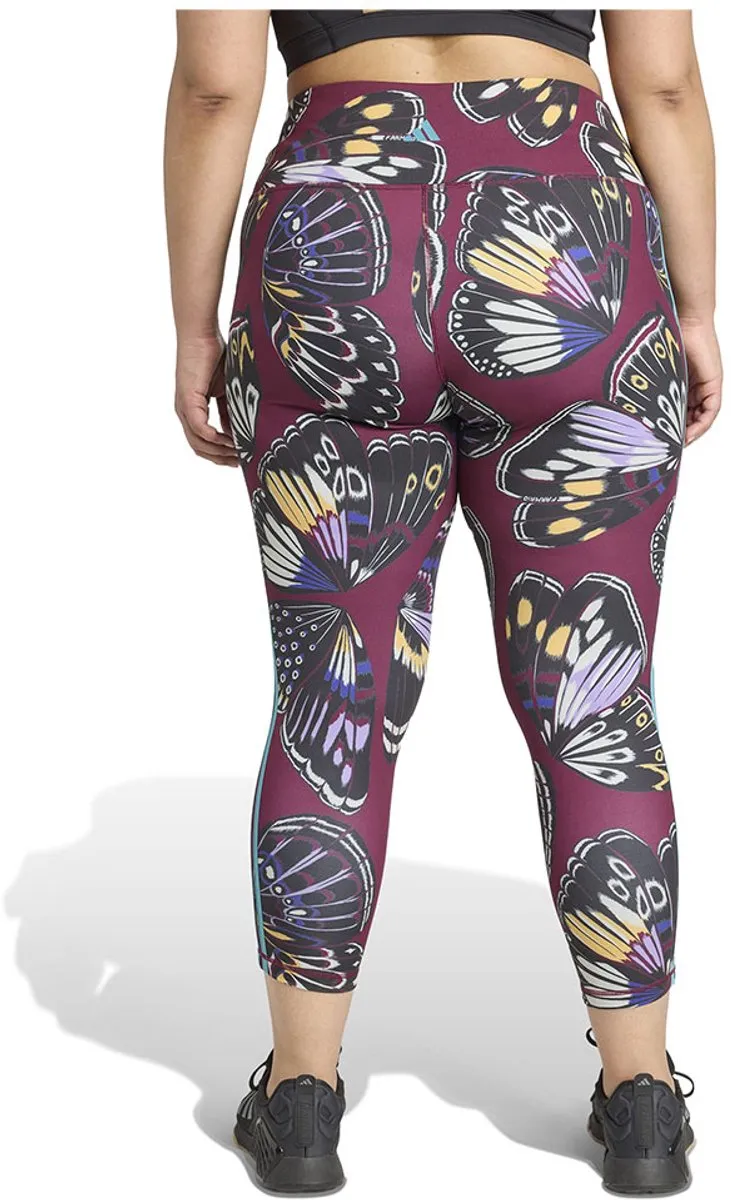 Adidas X Farm Plus 7/8 Leggings - XXL - Paars/Black/Red