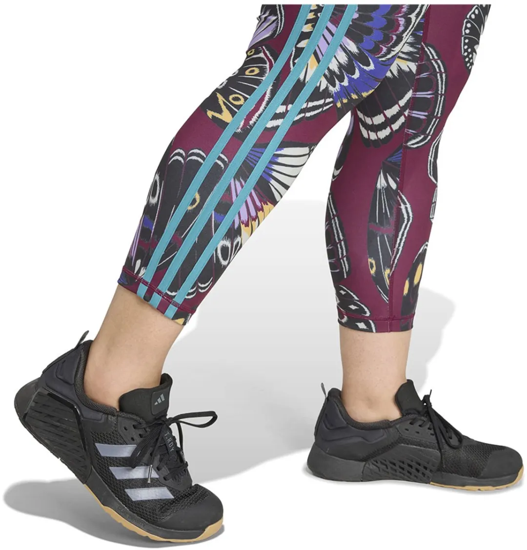Adidas X Farm Plus 7/8 Leggings - XXL - Paars/Black/Red
