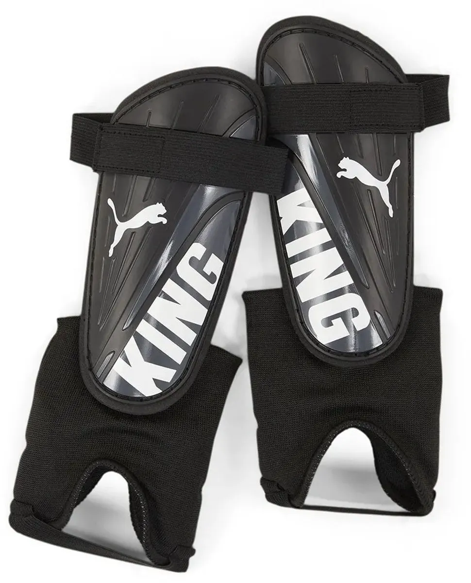 PUMA King Ankle Scheenbeschermers Senior - XS - Zwart/Wit