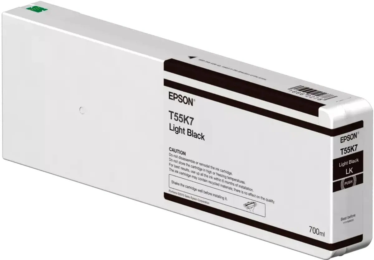 Epson T55K700 C13T55K700 Inktcartridge - Licht zwart