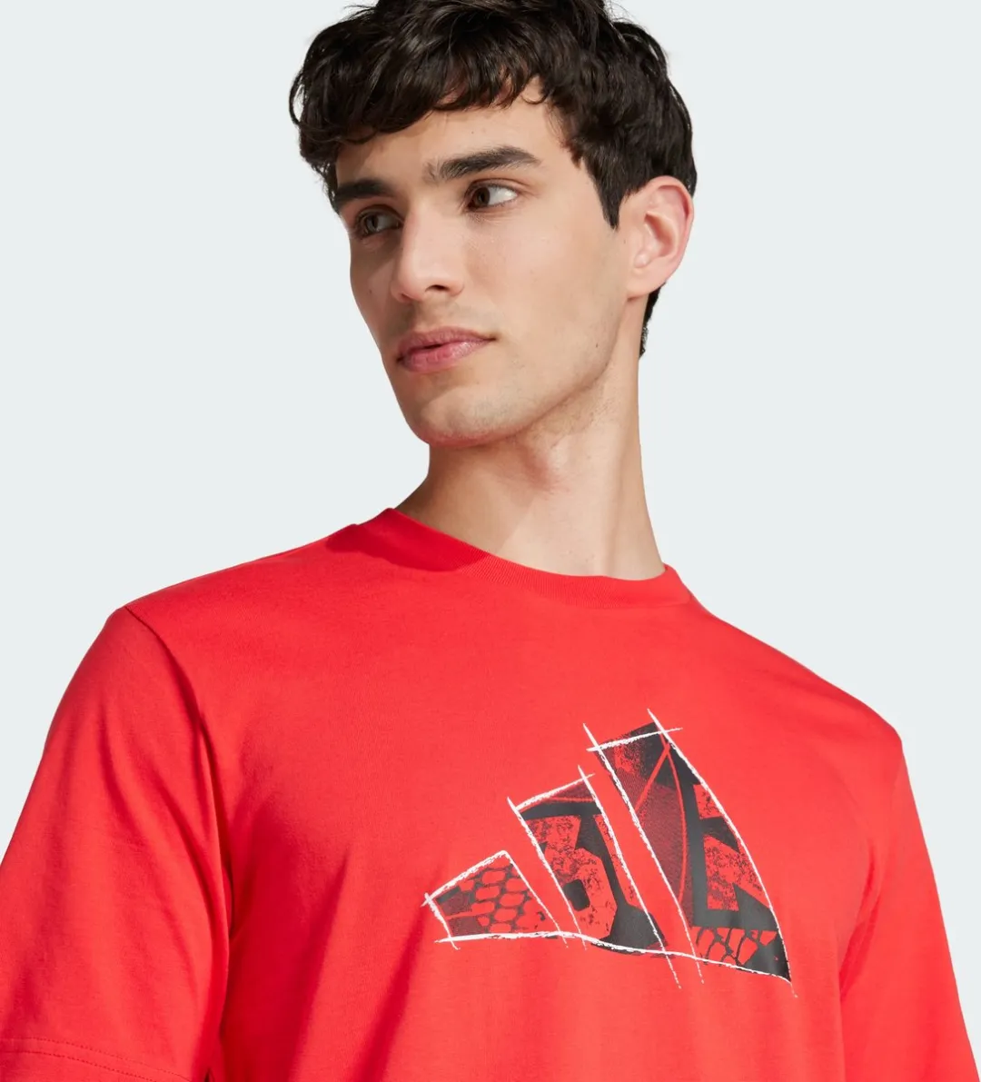adidas Sportswear Logo Graphic T-shirt JJ3934 - Rood
