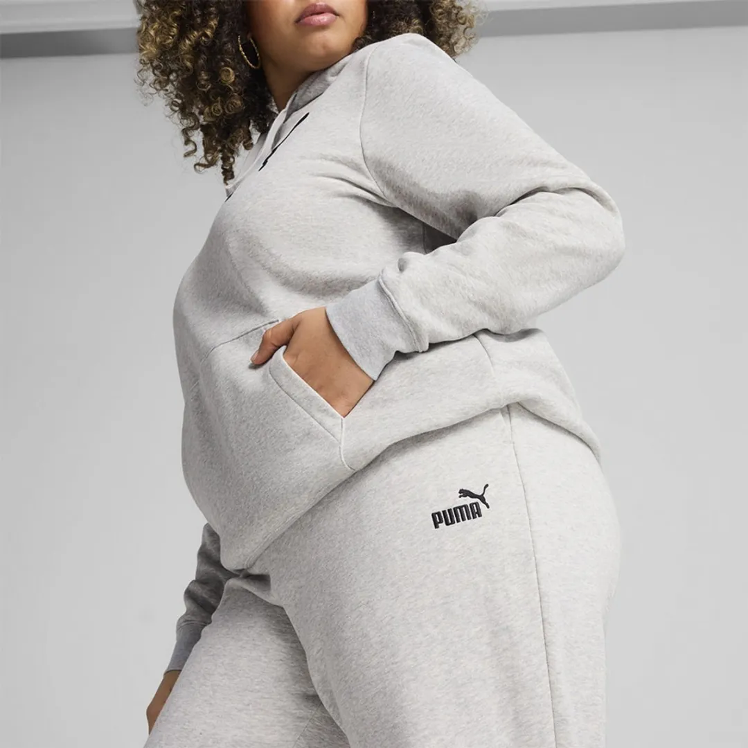 PUMA Ess Small No.1 Logo Comfort High-Waist Trainingsbroek - XL - Light Gray Heather