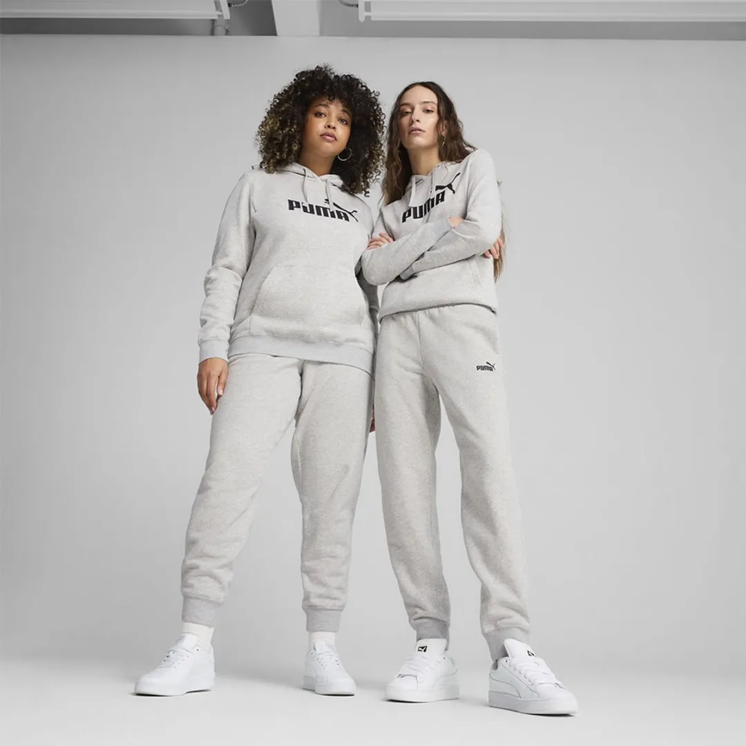 PUMA Ess Small No.1 Logo Comfort High-Waist Trainingsbroek - XL - Light Gray Heather