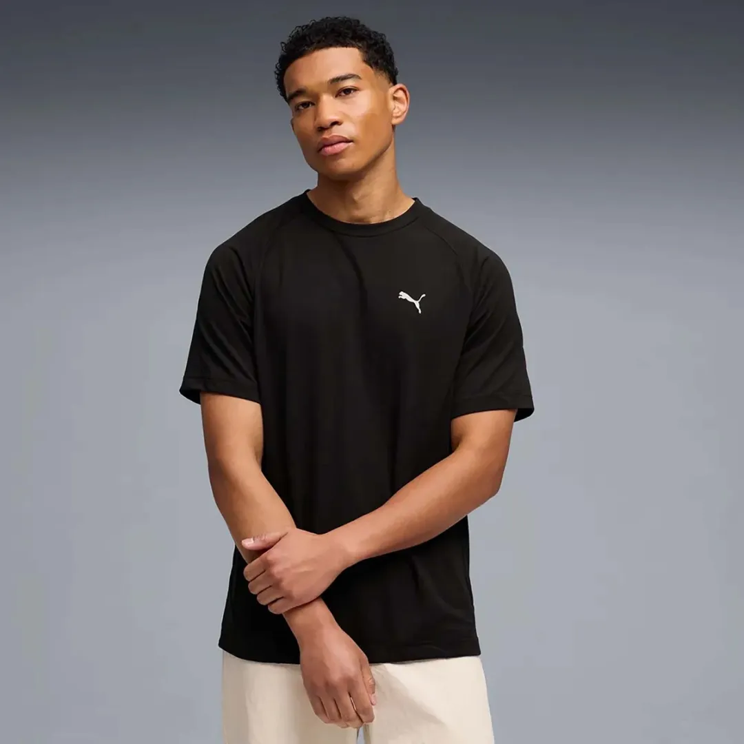 PUMA Evostripe Shirt Heren M - Blauw/Grijs