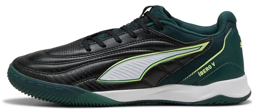 PUMA Ibero V Zaalschoenen - 42.5 - Zwart/Groen