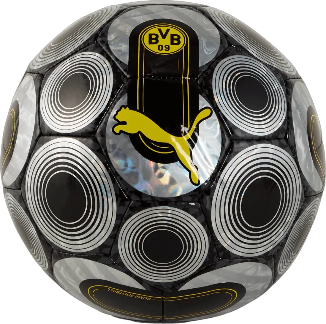 PUMA Borussia Dortmund Bal - Maat 5 - Zilver/Geel