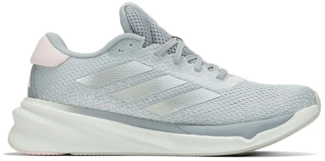 Adidas Supernova Stride IG8309 Hardloopschoenen Dames - 40 2/3 - Grijs/Zilver/Lichtroze