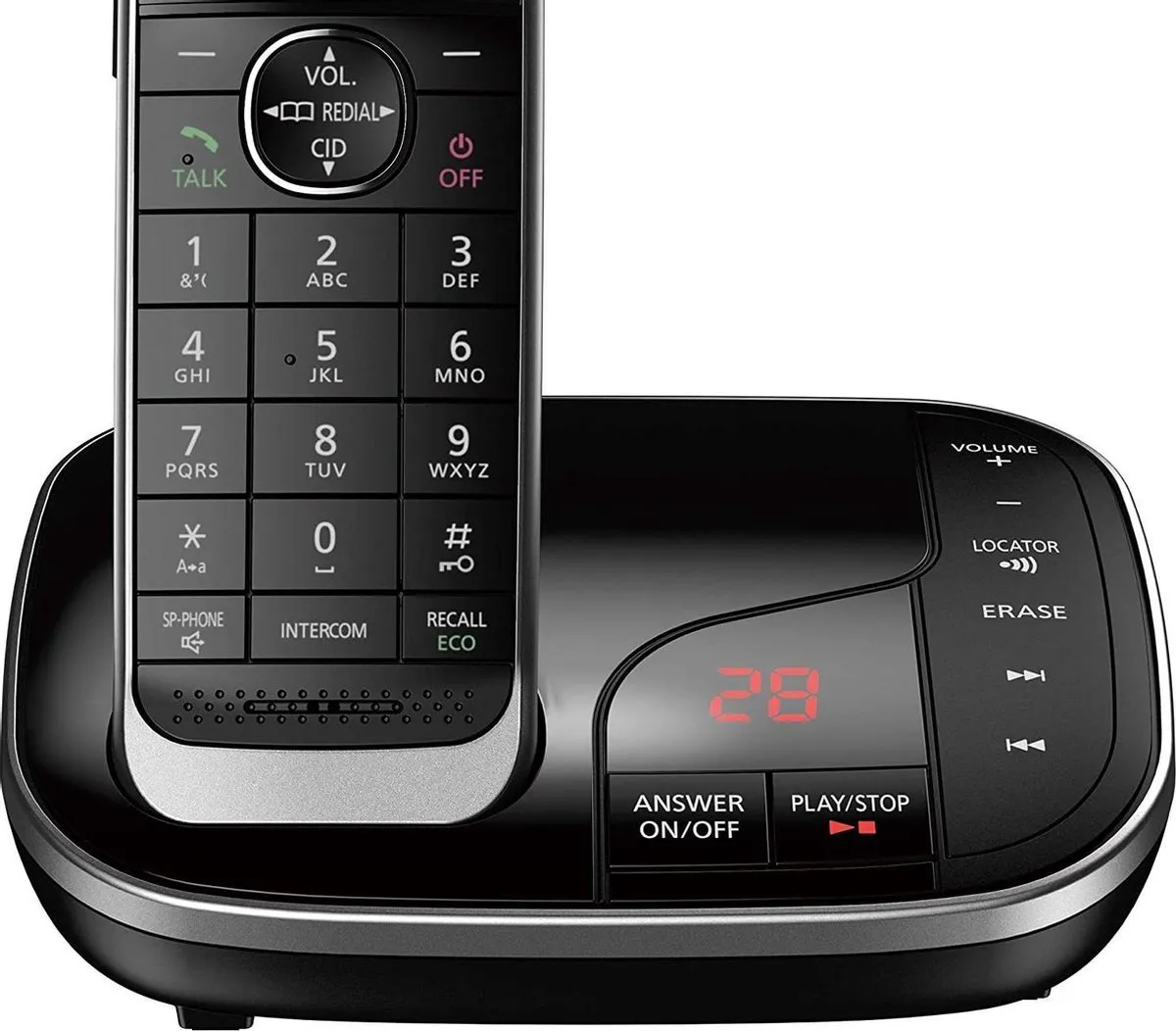 Panasonic KX-TGJ320GB DECT Telefoon - 1 Handset - Zwart
