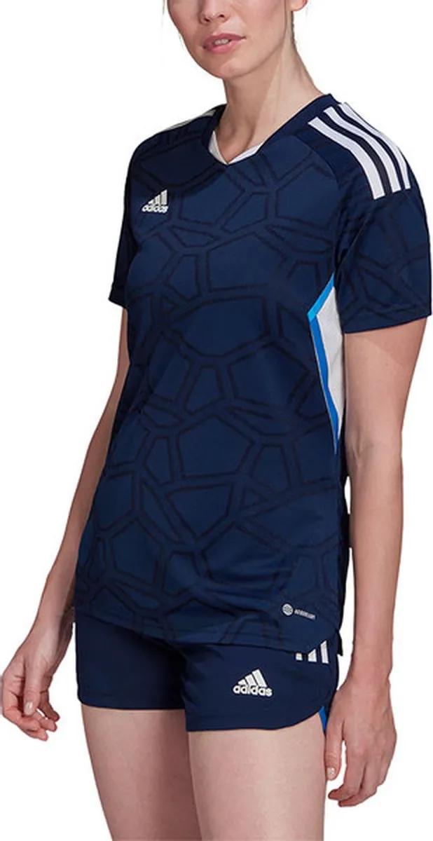 adidas Performance Condivo 22 Voetbalshirt Dames M - Blauw