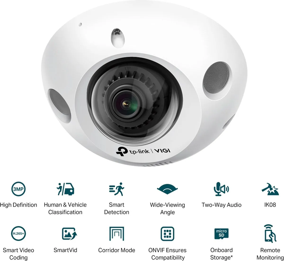 TP-Link VIGI C230I MINI(2.8MM) IP-Bewakingscamera - Wit - afbeelding 6 van 6