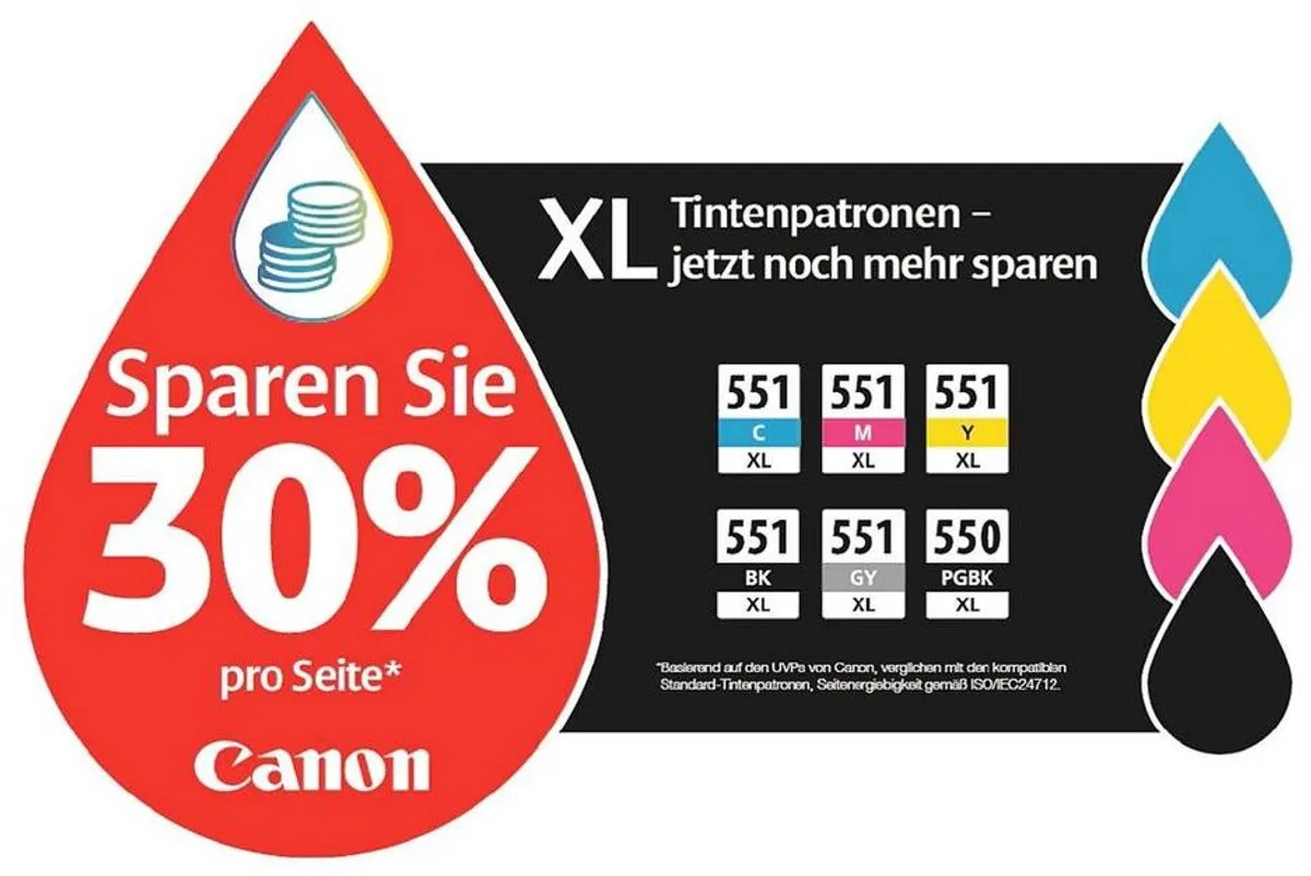 Canon CLI-551BK XL Inktcartridge - Zwart