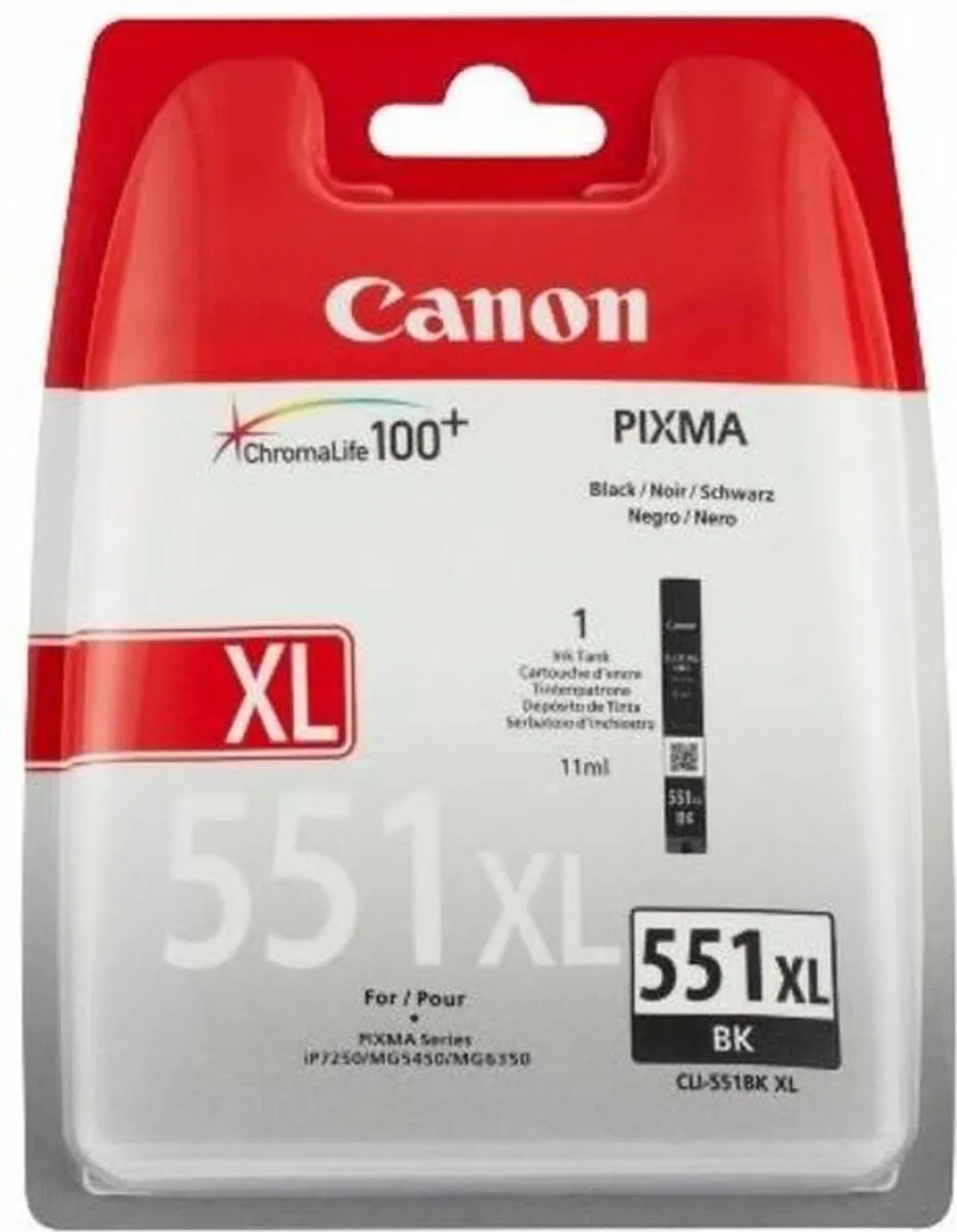 Canon CLI-551BK XL Inktcartridge - Zwart