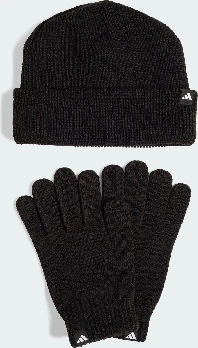 adidas Handschoenen + Beanie Set JN9443 - Zwart