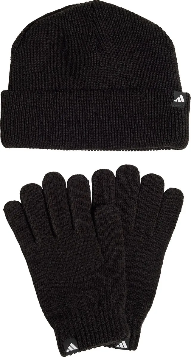 adidas Handschoenen + Beanie Set JN9443 - Zwart