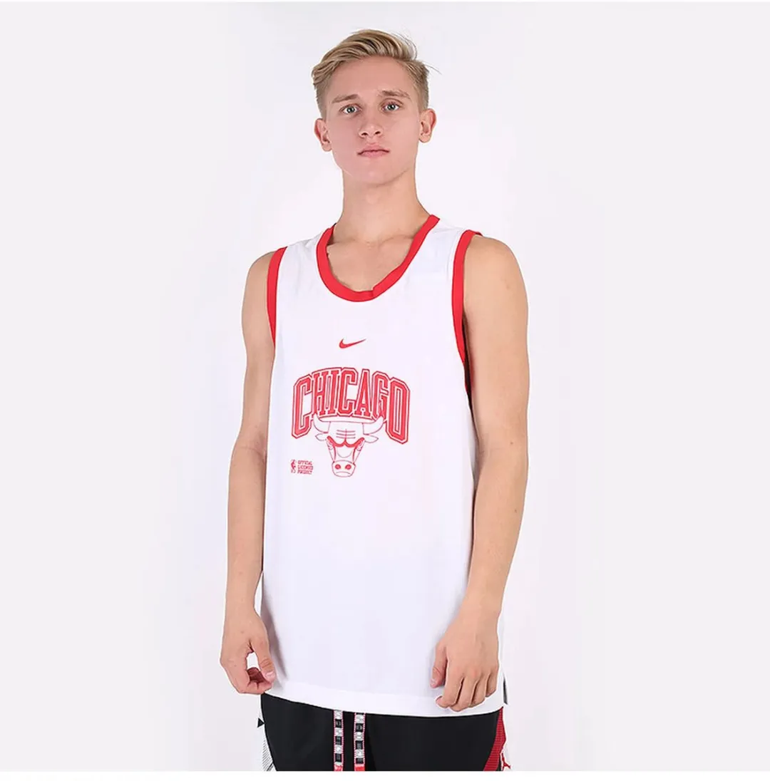 Nike Chicago Bulls Tanktop - Wit - S