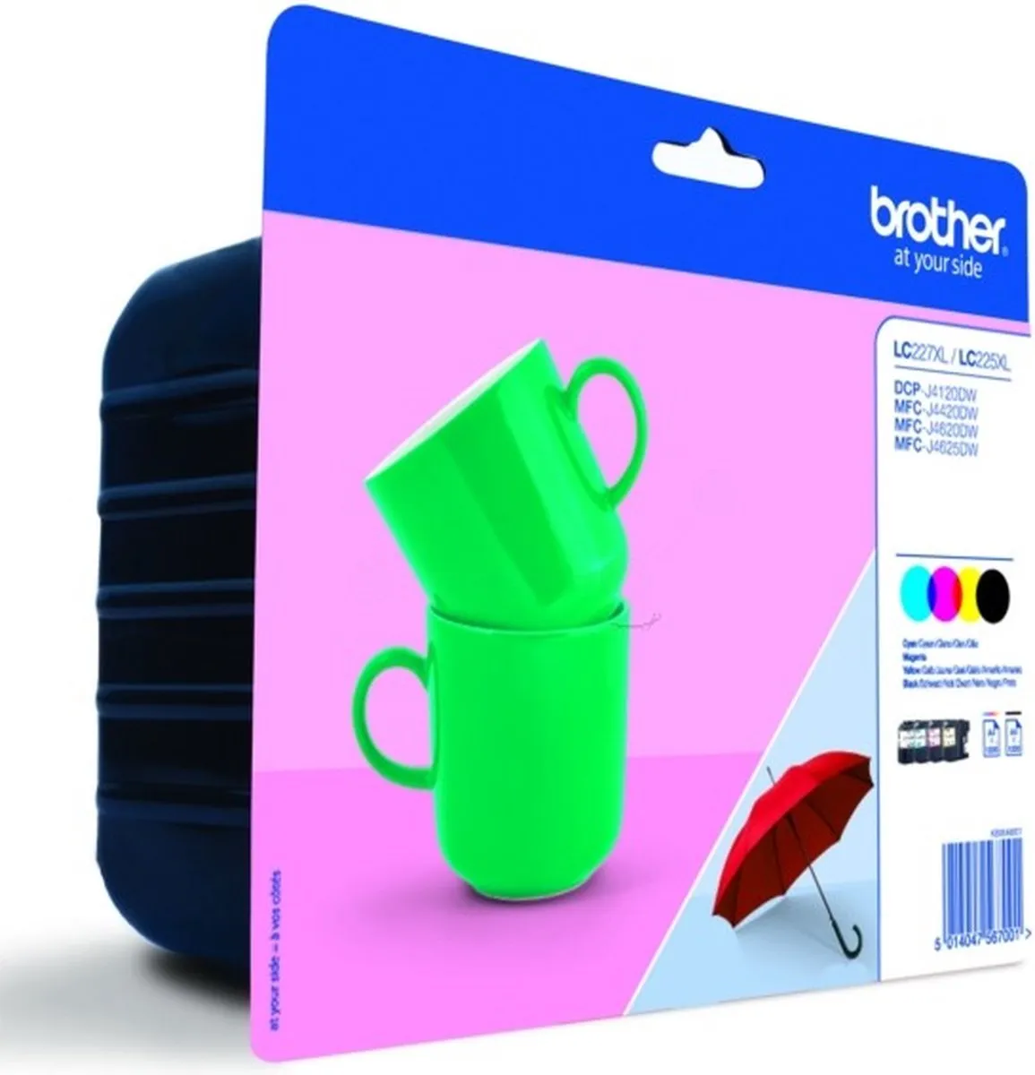 Brother LC-227XLVALBP Inktcartridges - 4 Stuks (XL) - Zwart/Cyaan/Magenta/Geel