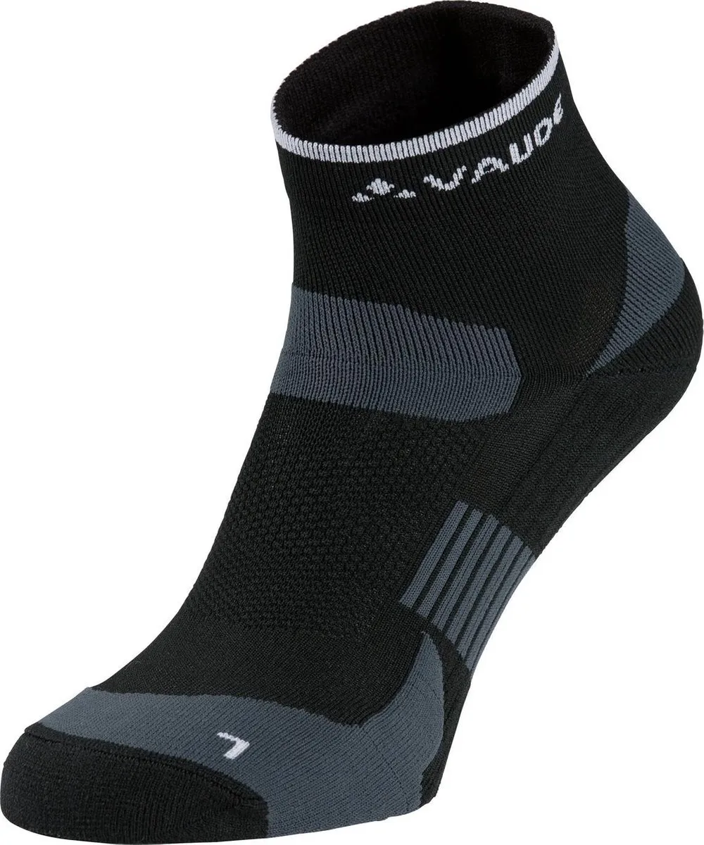 Vaude Bike Socks Short Fietssokken - Zwart - Maat 45-47