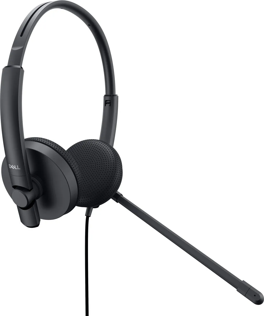 Dell WH1022 Stereoheadset - Zwart