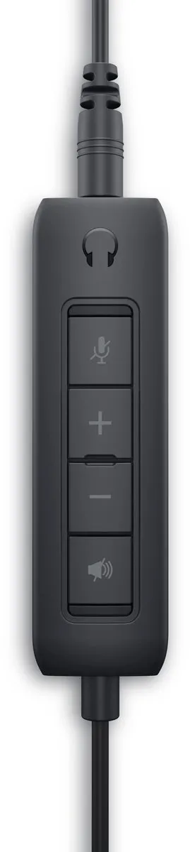 Dell WH1022 Stereoheadset - Zwart