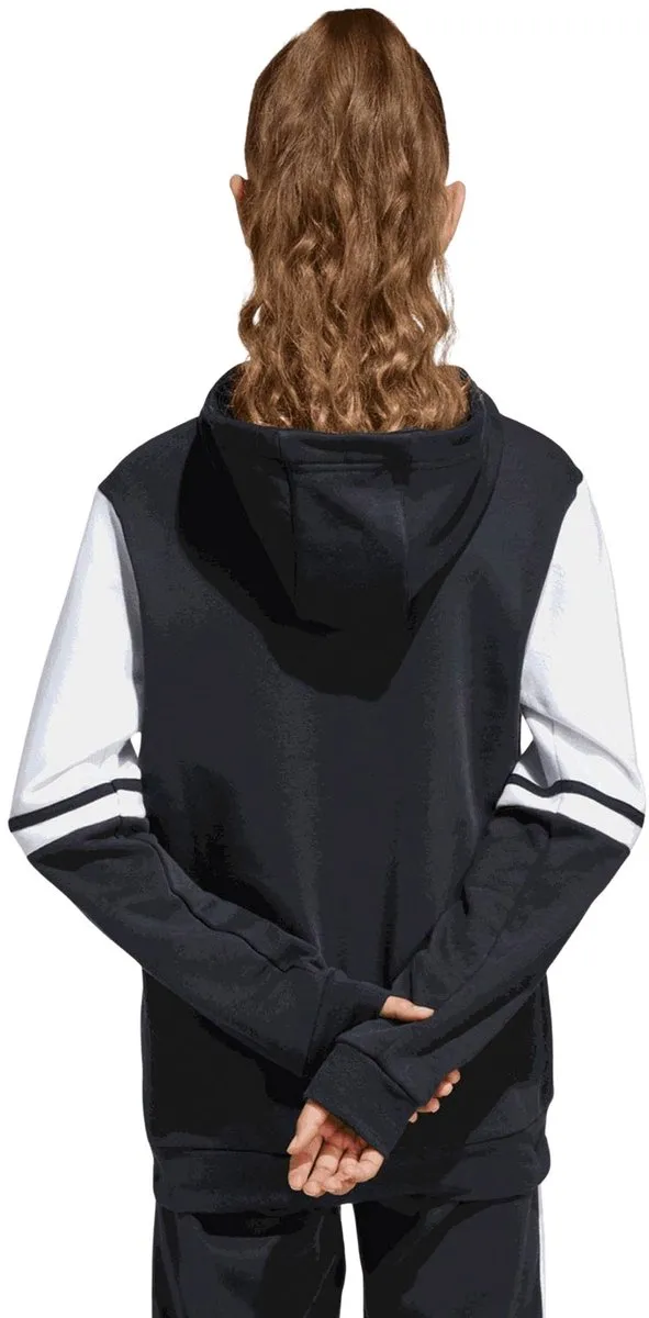 Adidas Squadra 25 Sweat Hoodie Junior 140 - Zwart/Wit