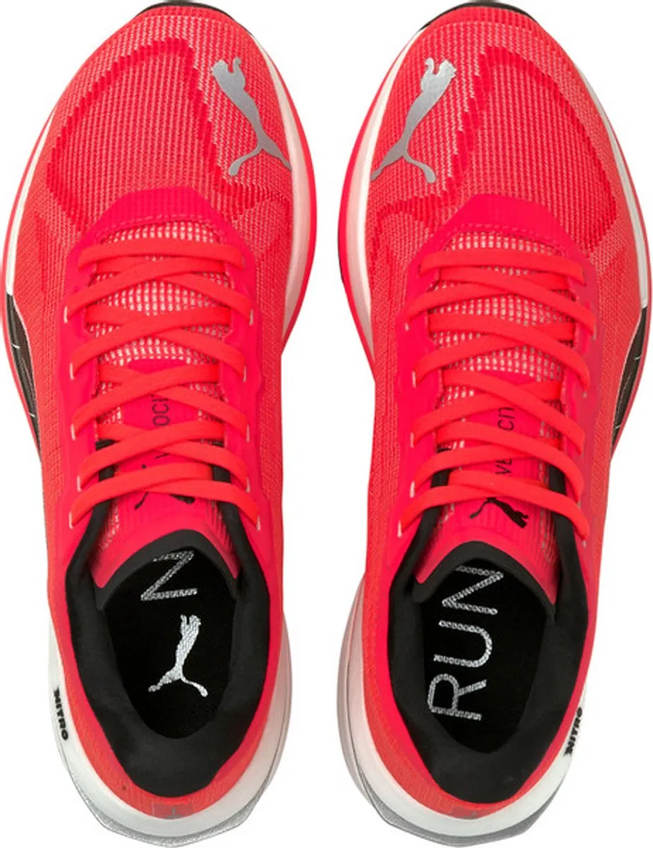PUMA Velocity Nitro Dames Sportschoenen - Weg - wit/zwart - afbeelding 6 van 6
